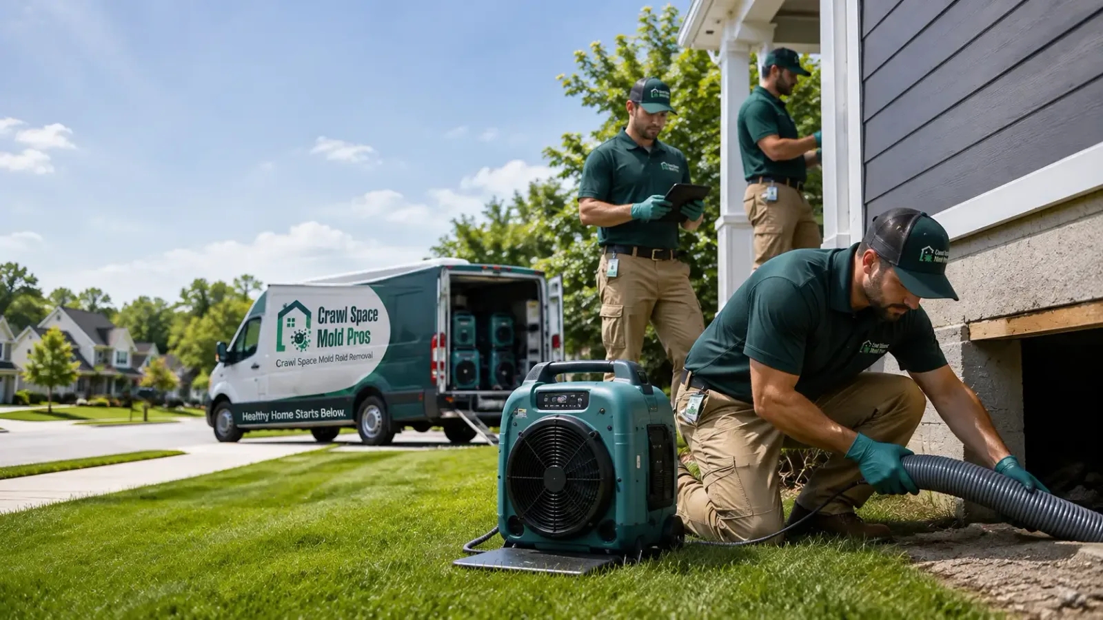 Crawl Space Mold Removal in Patterson, CA